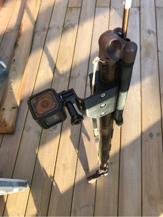 Gopro speargun mount 3D models download Creality Cloud
