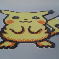Pikachu, Pixel Art, 3 filament changes-7