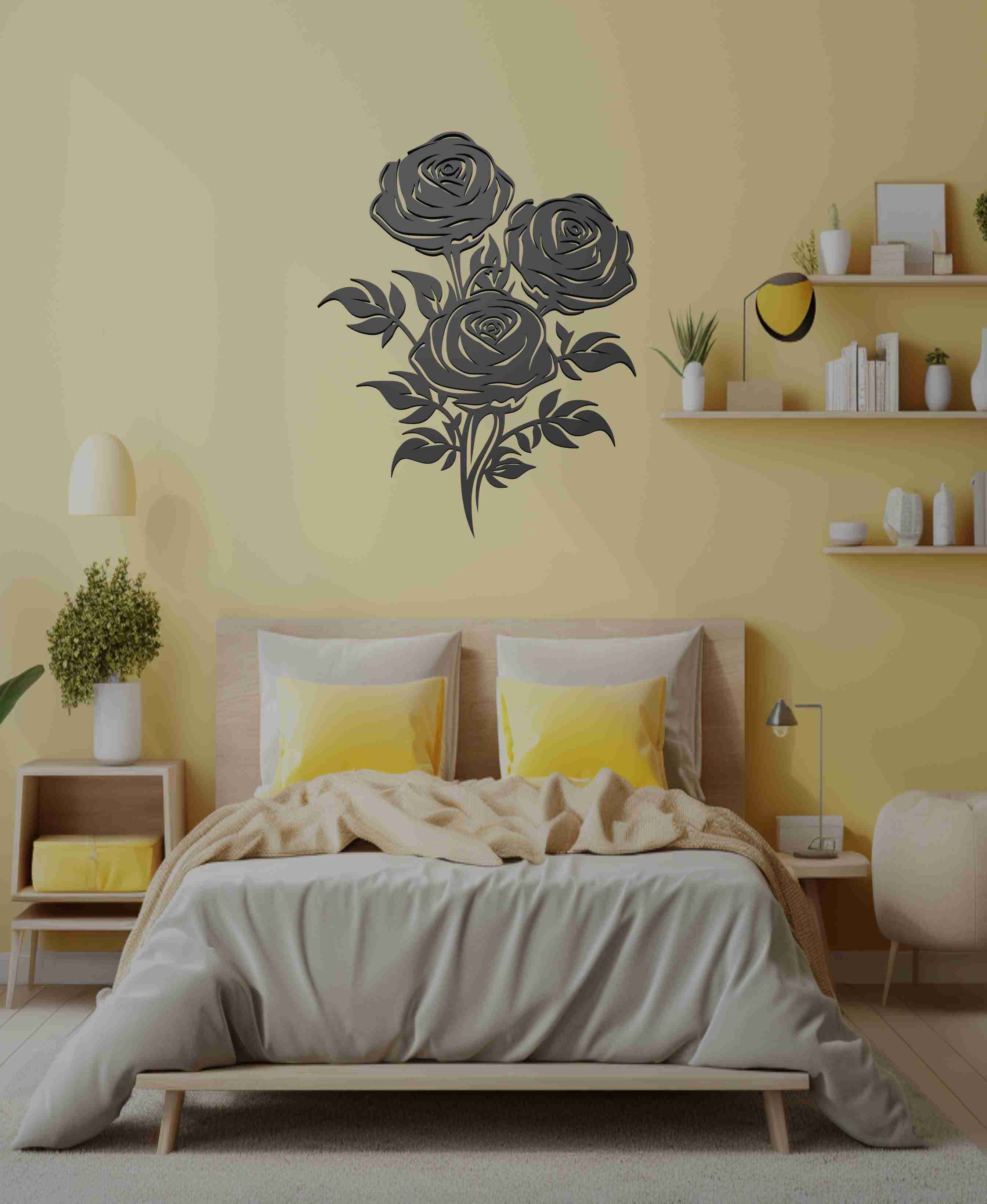 Bouquet of Roses Wall Art | 3D modeller indir | Creality Bulutu
