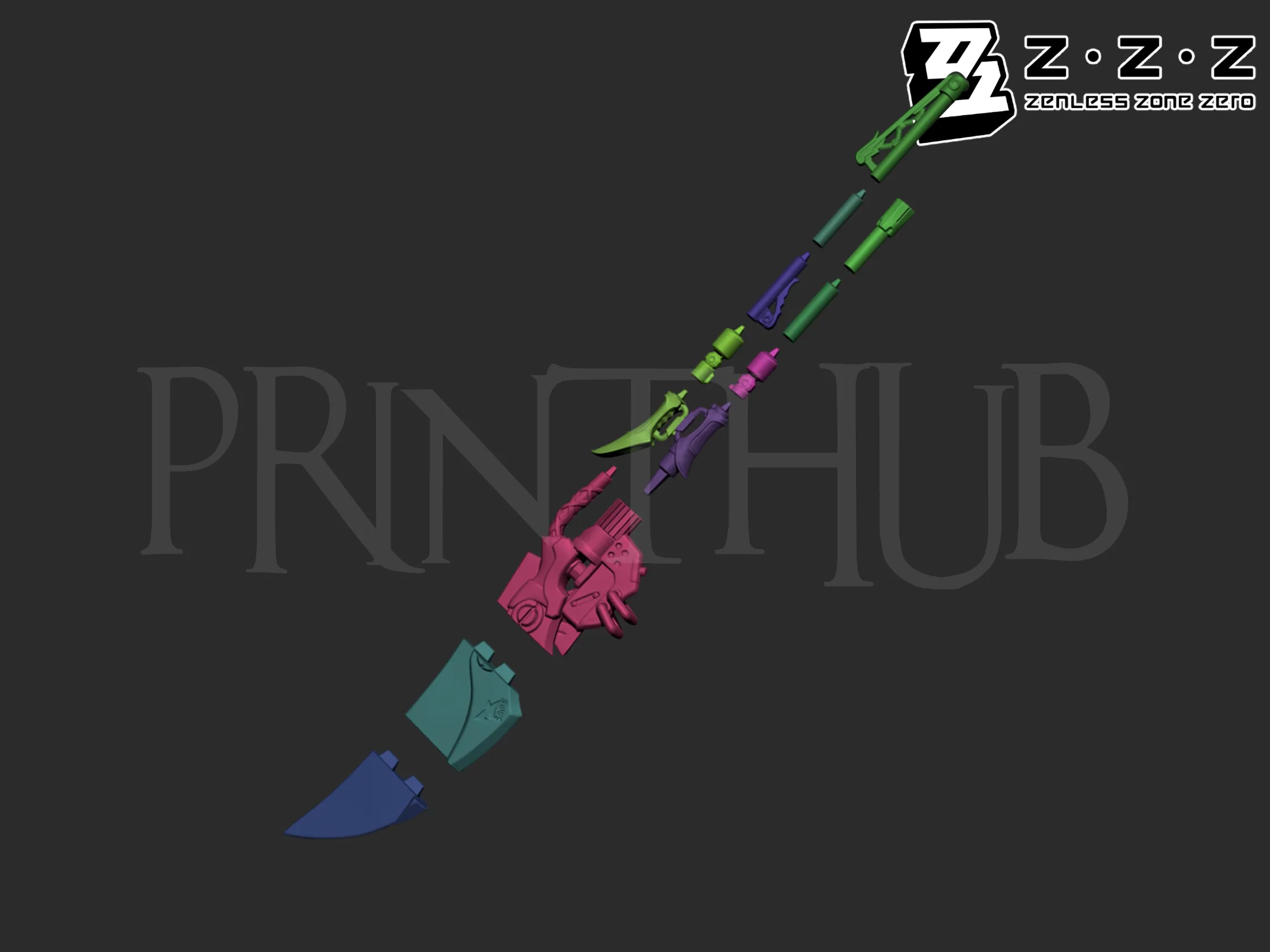 Ellen Joe's shark blade from Zenless Zone Zero