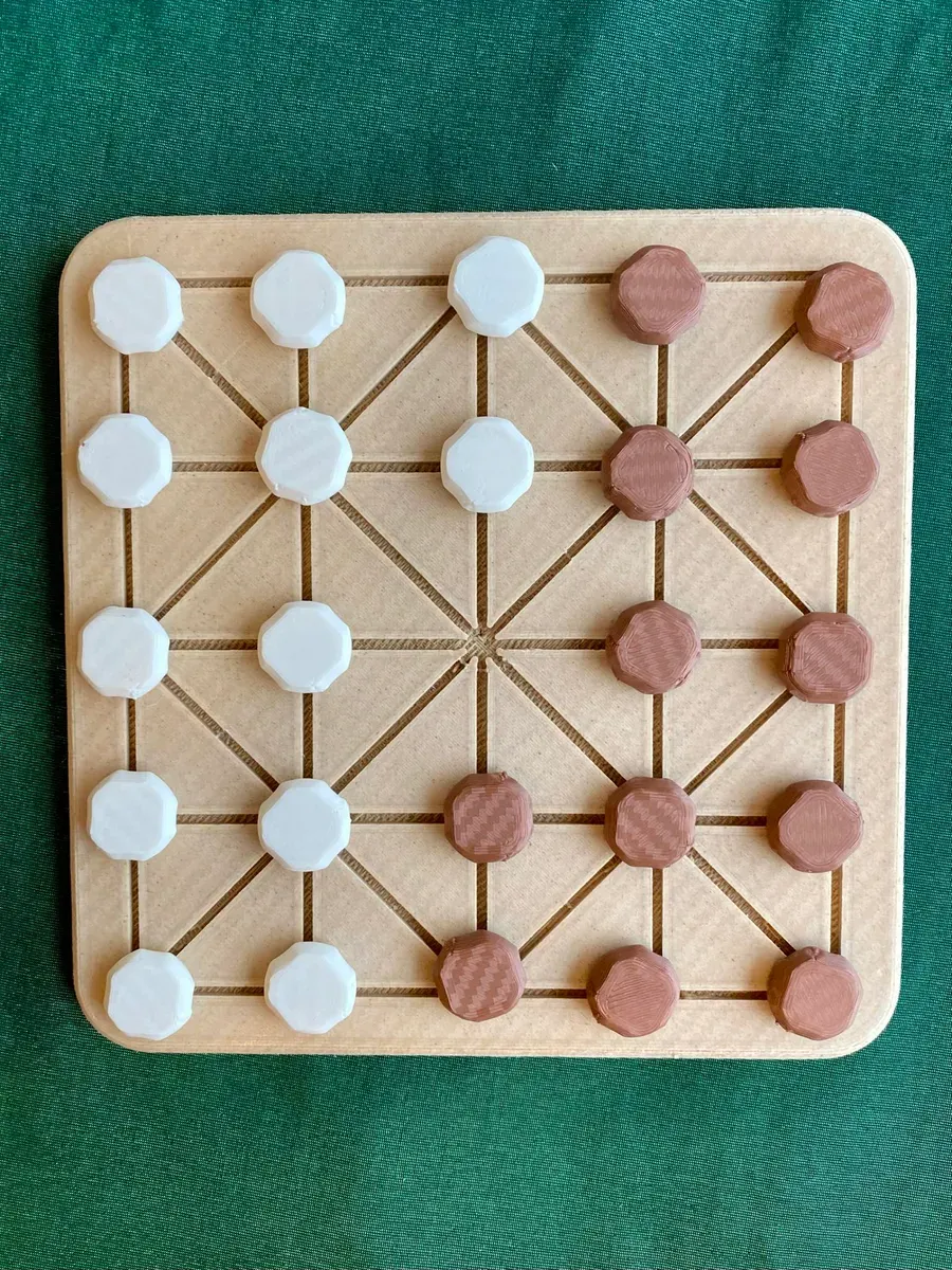 Ancient Games Trio: Bagh Chal, Alquerque, and Teeko