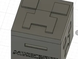 Creeper piggy / coin /money bank