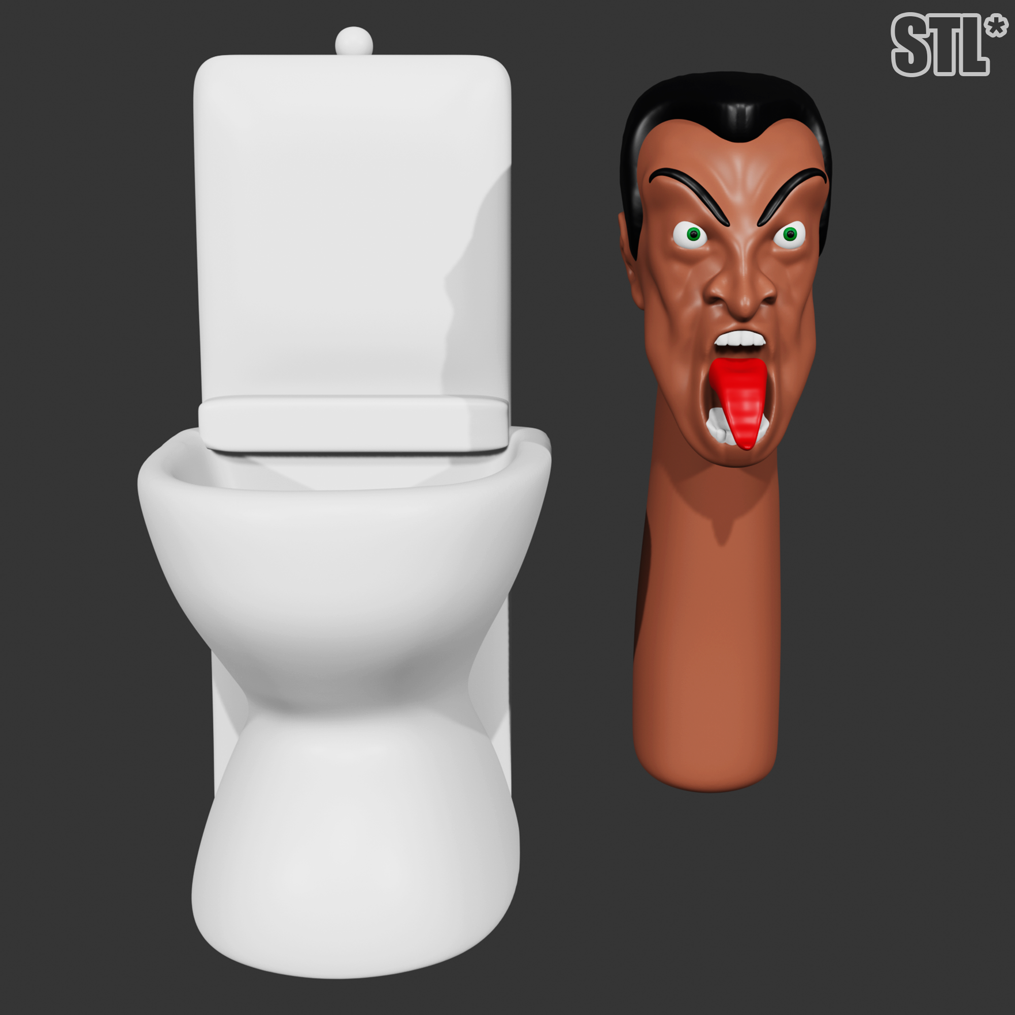 Sculpture G-Man Skibidi Toilet (Skibidi Toilet - Season 1)