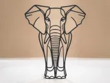 Elephant Line Art - Desktop Line Art-3