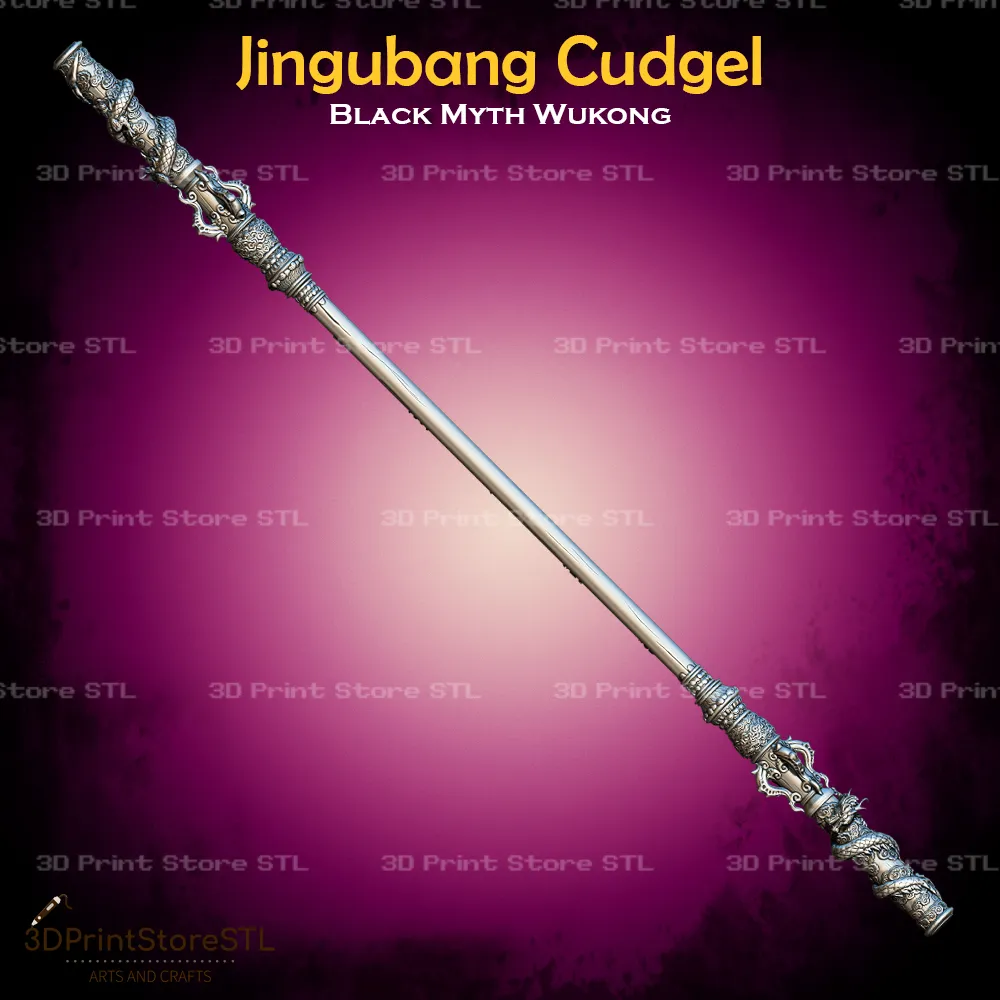 Jingubang Cudgel Cosplay Black Myth Wukong - STL File