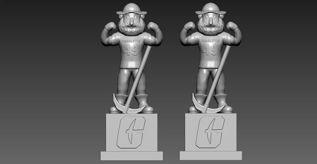 Characters Creatures STL Download NCAA CHARLOTTE 49ERS FOOTBALL characters-creatures-stl-download-ncaa-charlotte-49ers-football