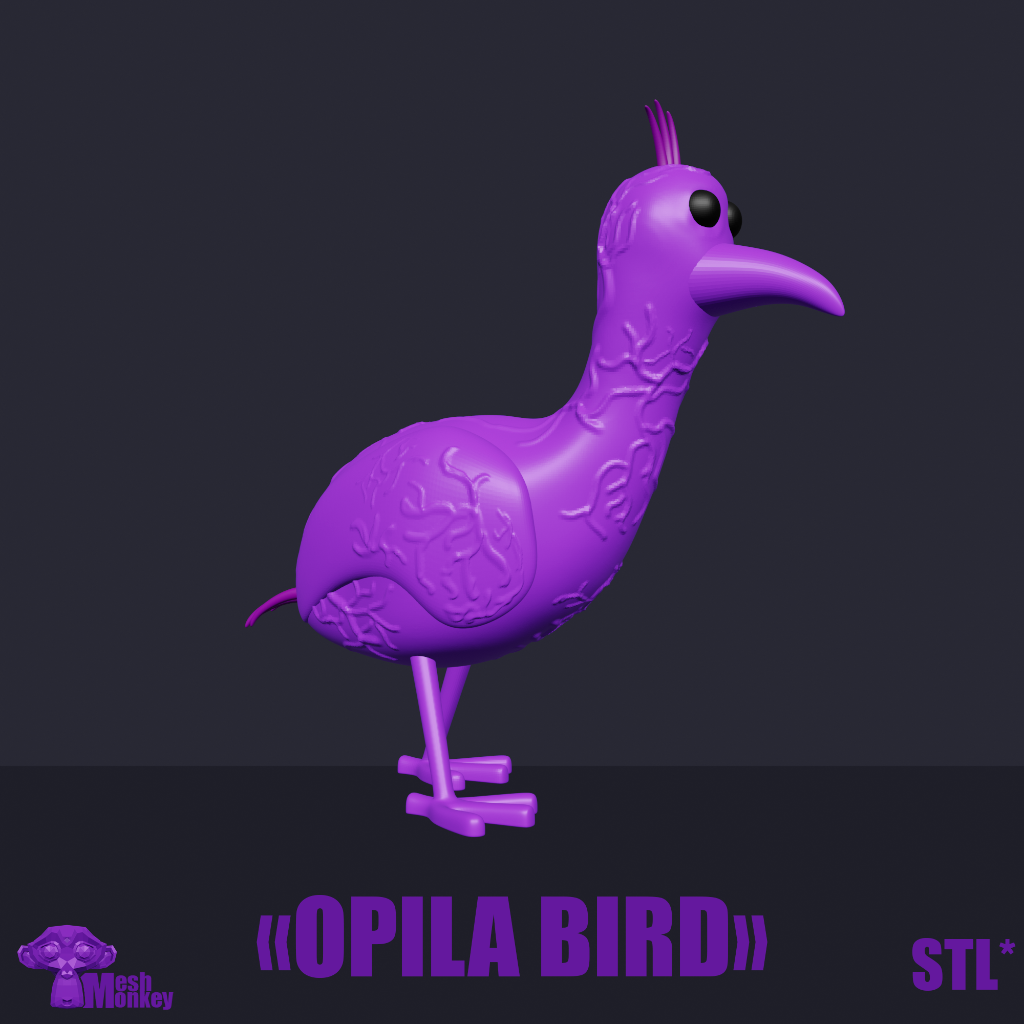 Opila Bird 3d model - Garten of Banban: Chapter 2