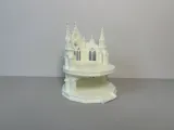Gothic Architecture Double-Layer Display Stand-2