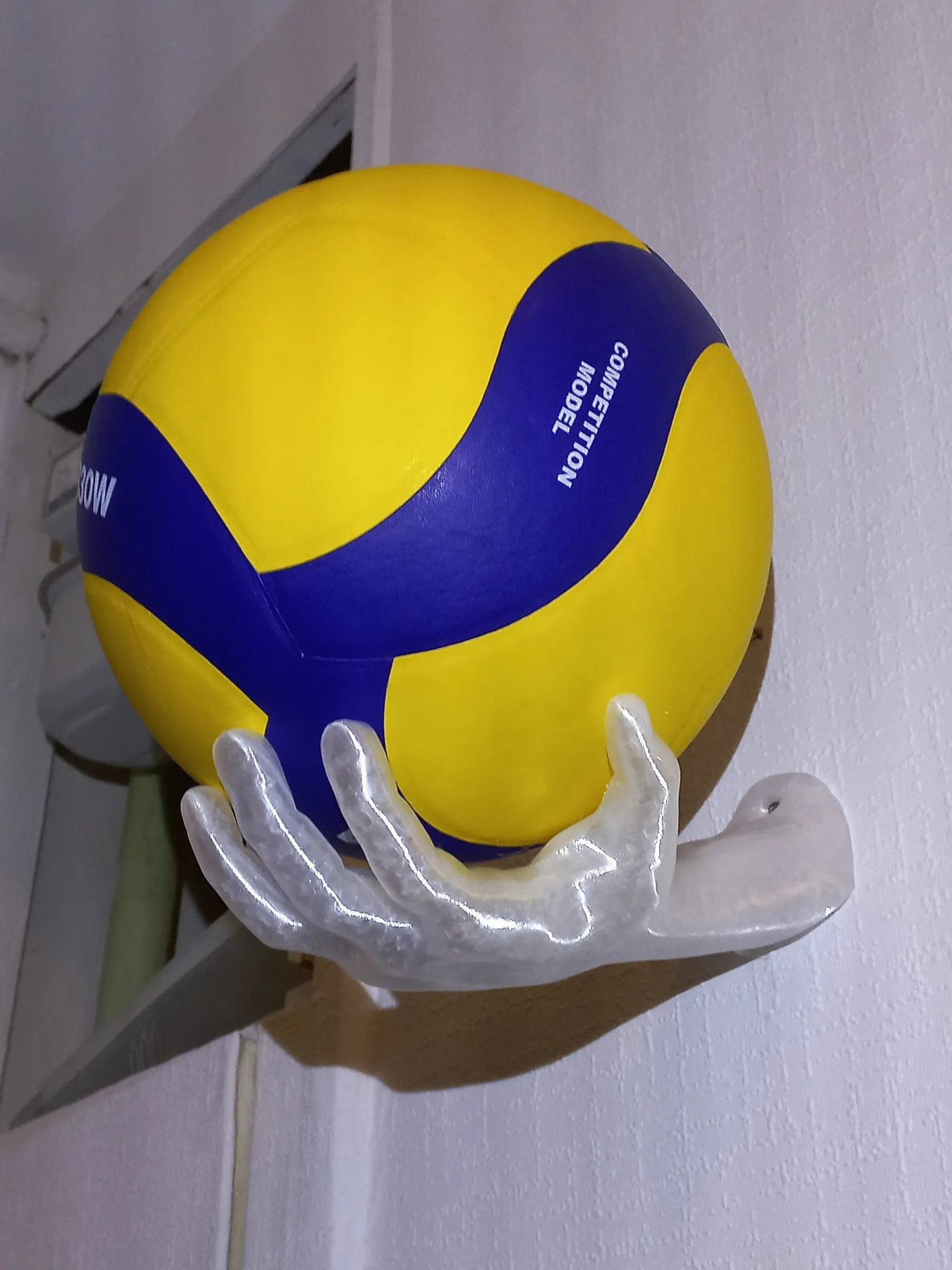Wall mount ball holder Hand