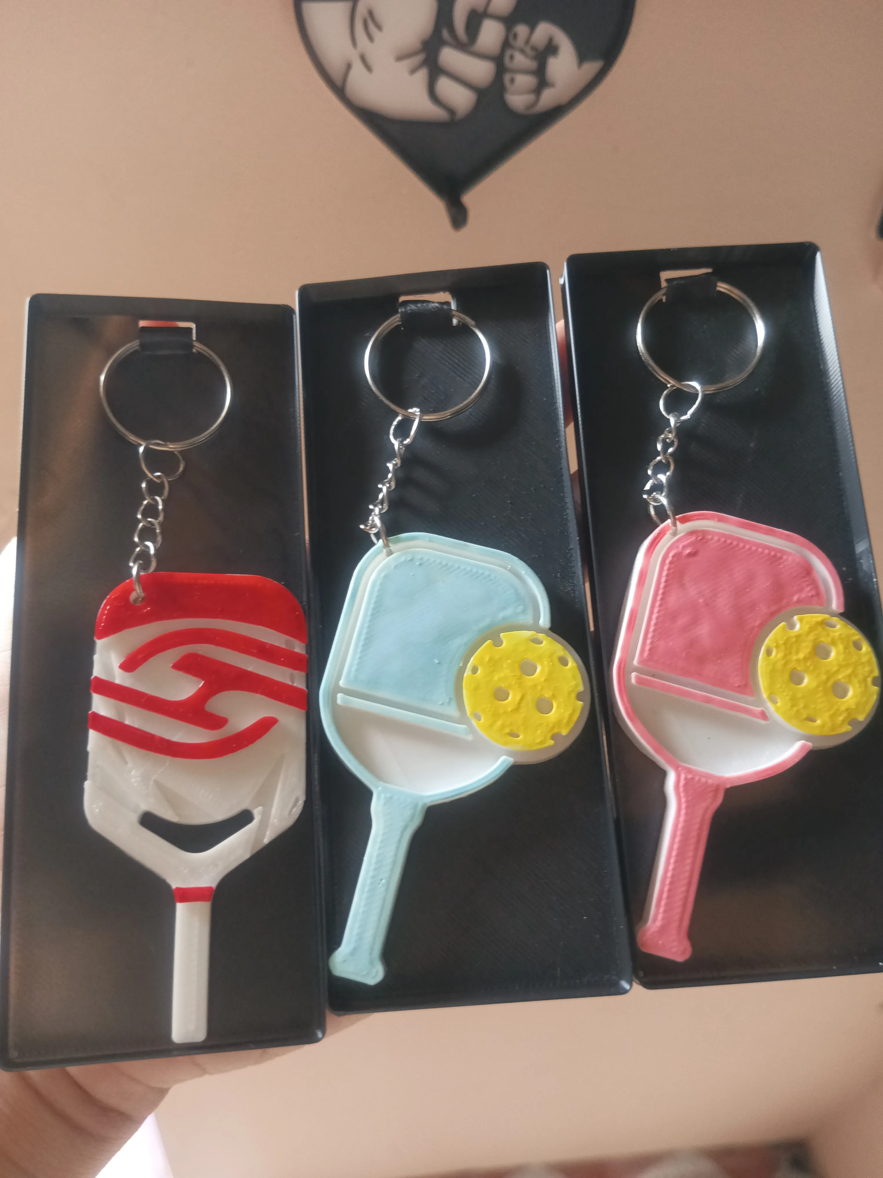 Table Tennis Keychains 3D models download Creality Cloud