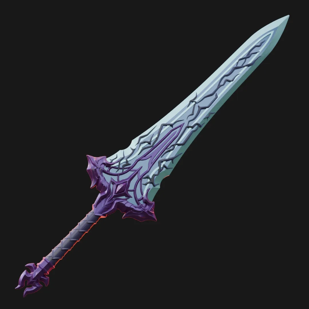 Demon King's Longsword Solo Leveling Arise Fan Art