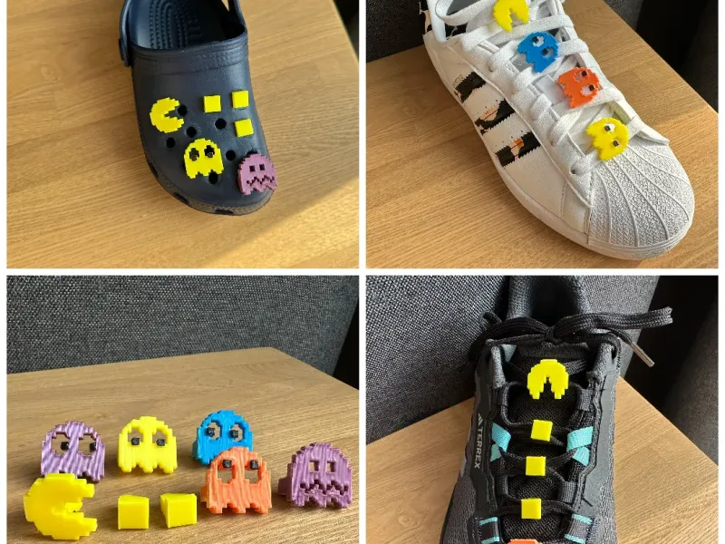 Breloque de chaussure Pac-Man