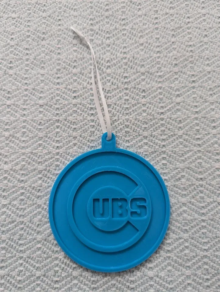 Chicago Cubs Christmas Ornament