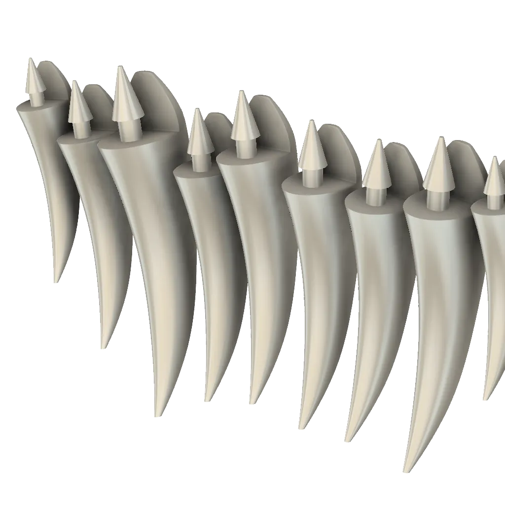 Venom teeth for Halloween pumpkin