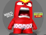 Anger with shorts - Inside Out 2 Fanart-0