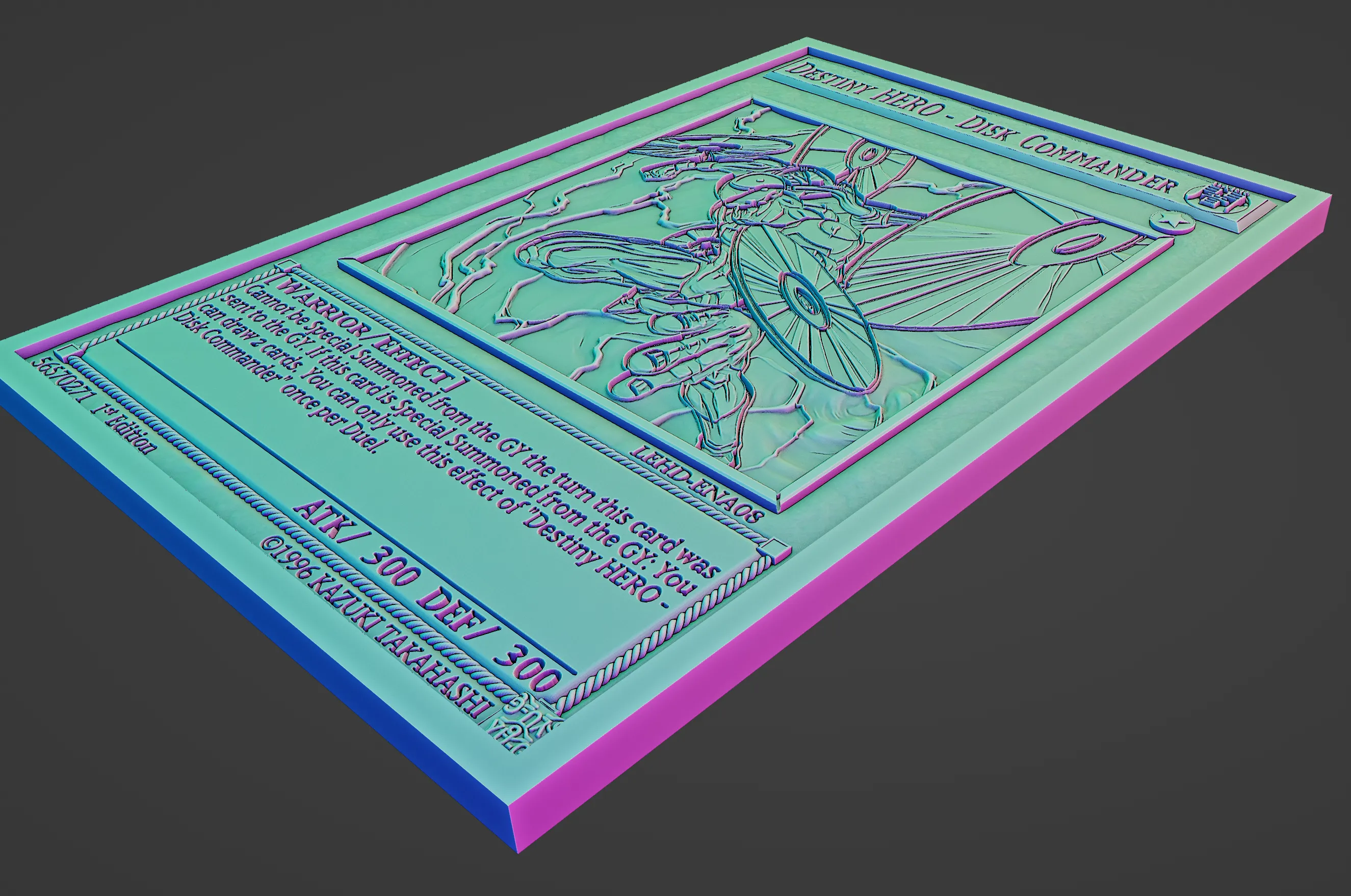 Destiny HERO - Disk Commander - yu-gi-oh!