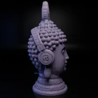BUDDHA WITH HEADPHONES -INCLUDES THE BUDDHA WITHOUT HEADPHON-5