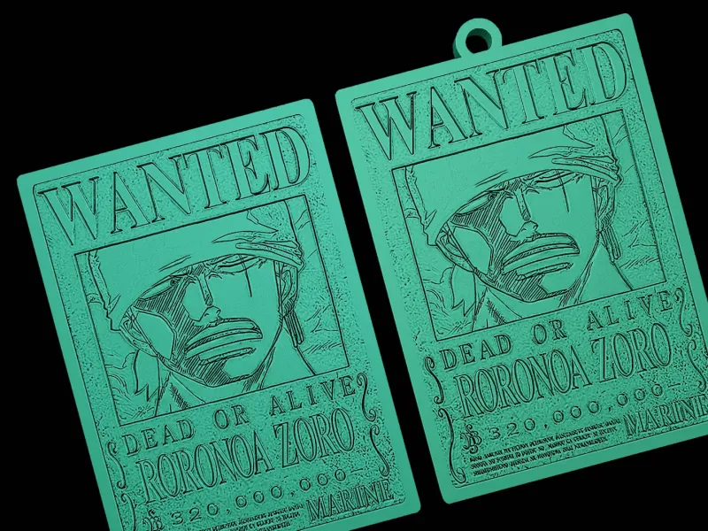 Wanted poster Roronoa Zoro - One piece