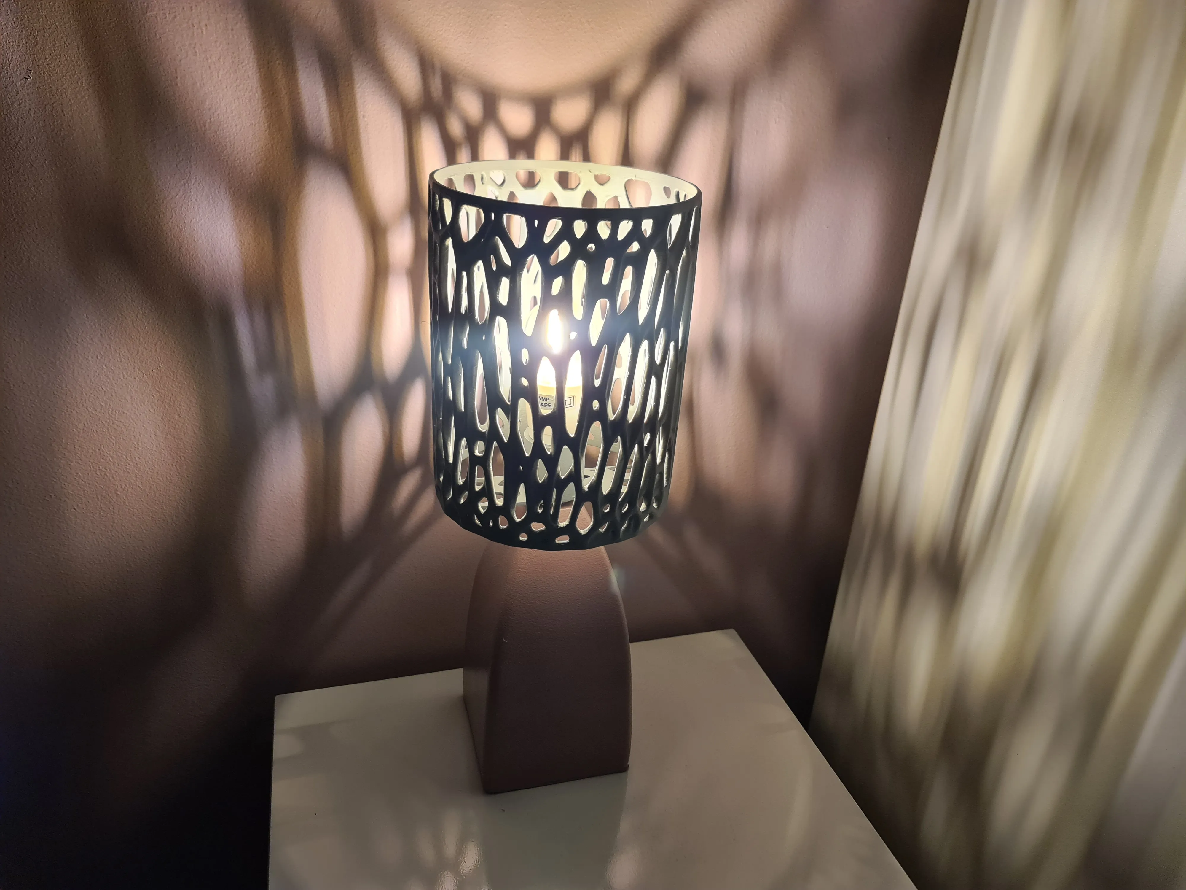 Easy Print Voronoi Modern Designer Lampshade Light Shade LED