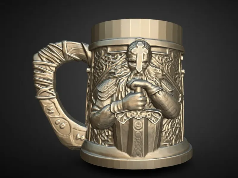 viking drengr warrior mug