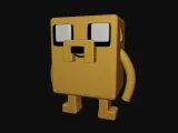 Jake Minecraft Adventure Time-1