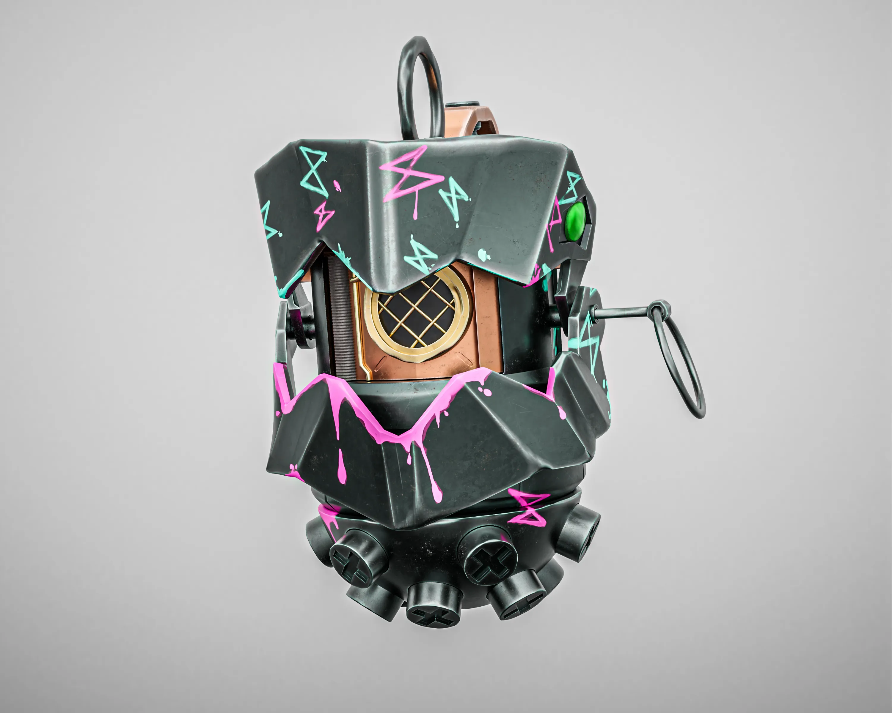 Jinx Chomper Grenade - 3D Printable STL Model
