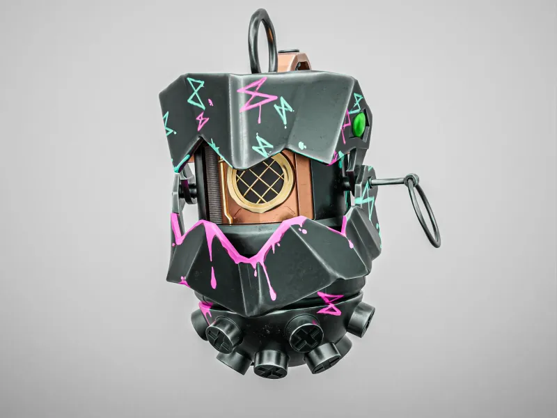 Jinx Chomper-Granate - 3D-druckbares STL-Modell