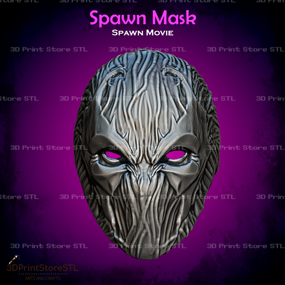 Spawn Mask Minecraft Spawn Mask Cosplay Spawn Movie - STL File | 3D models download ...