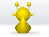 Sprunki Yellow Duck STL file, Sprunki 3D Model Character-3