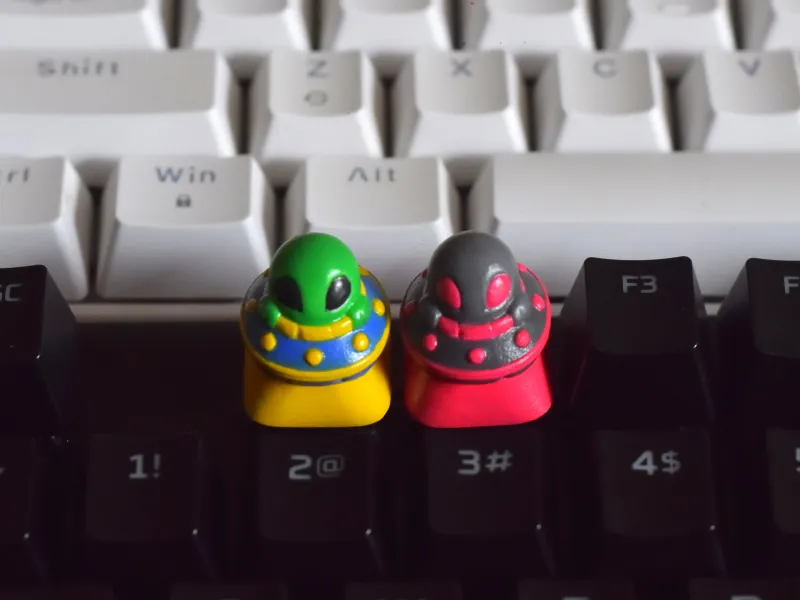 Alien UFO keycap - Mechanical Keyboard