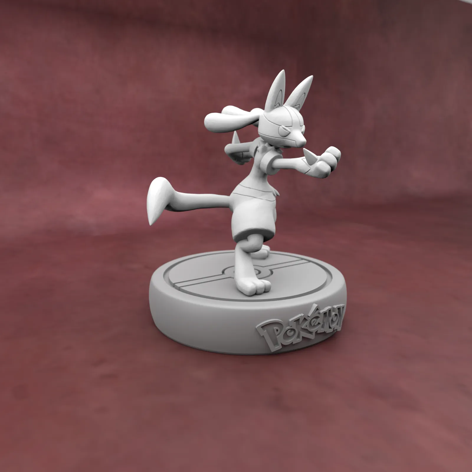 Lucario - (Pokémon) - STL - Impression 3D