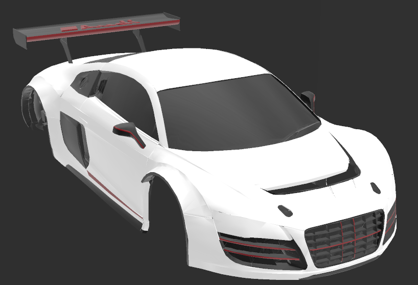 AUDI R8 GT RC BODY | 3D models download | Creality Cloud