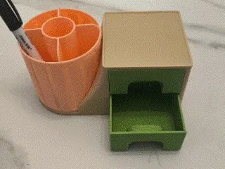 otating multifunctional pen holder