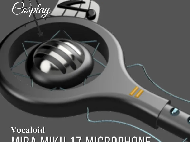 Magical Mirai 2017 Microphone 3D Model