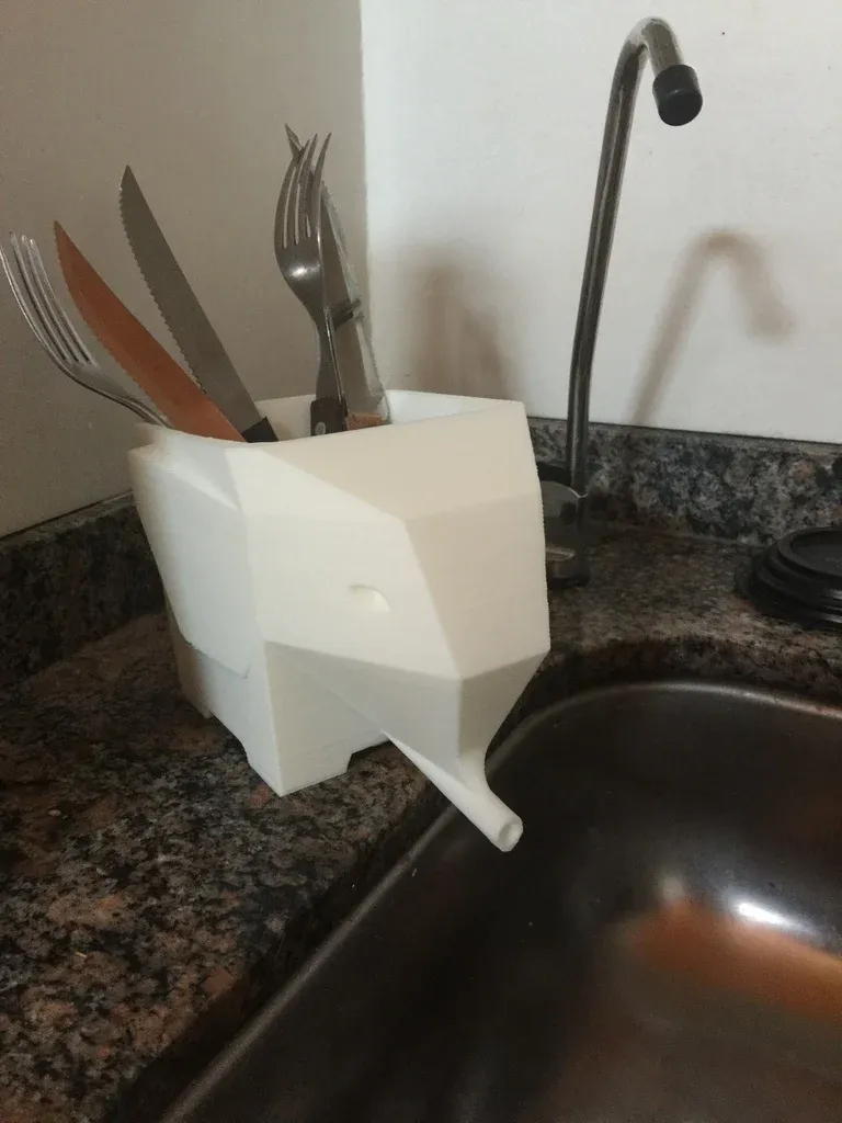 Jumbo Elephant Cutlery Drainer