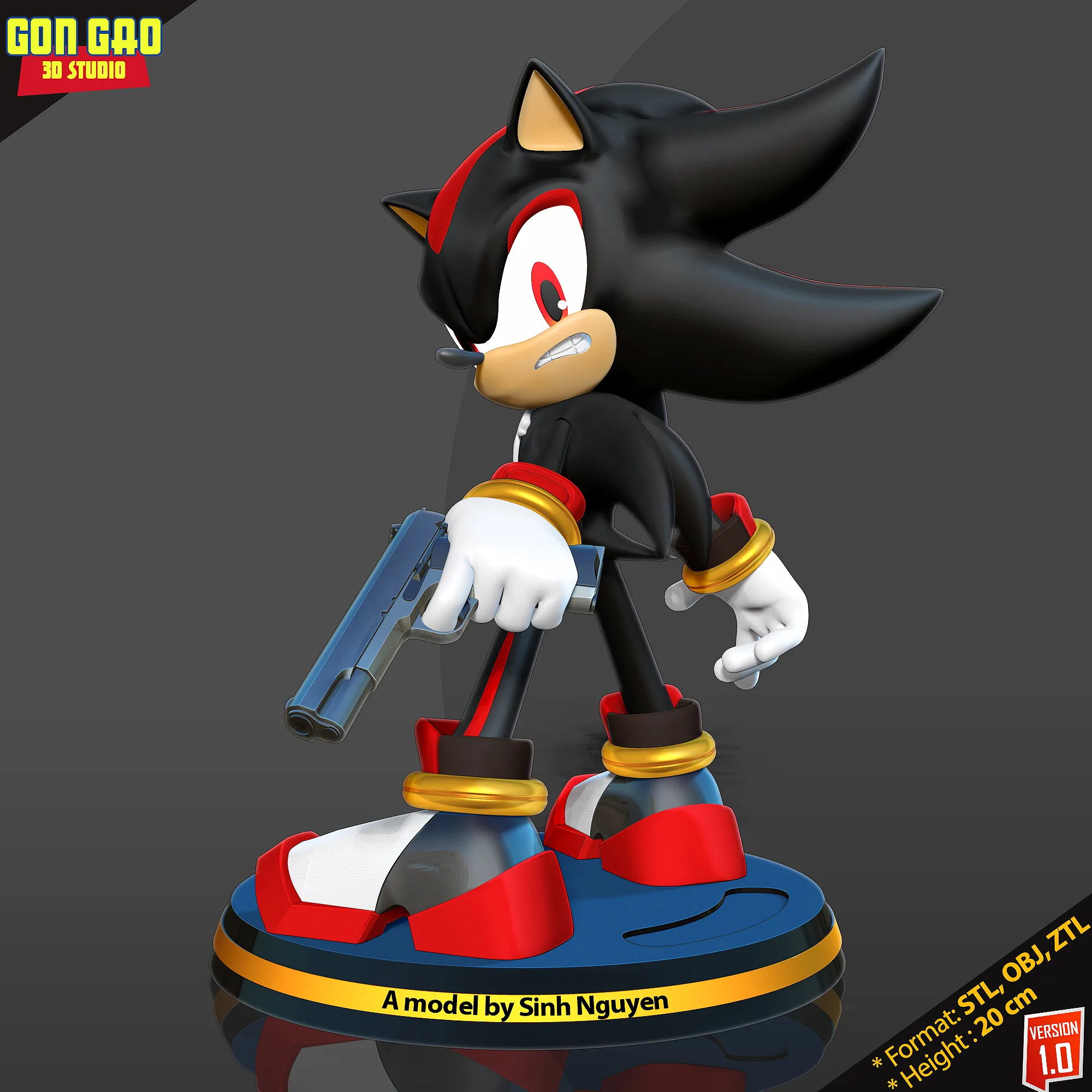 Shadow in Sonic the Hedgehog 3