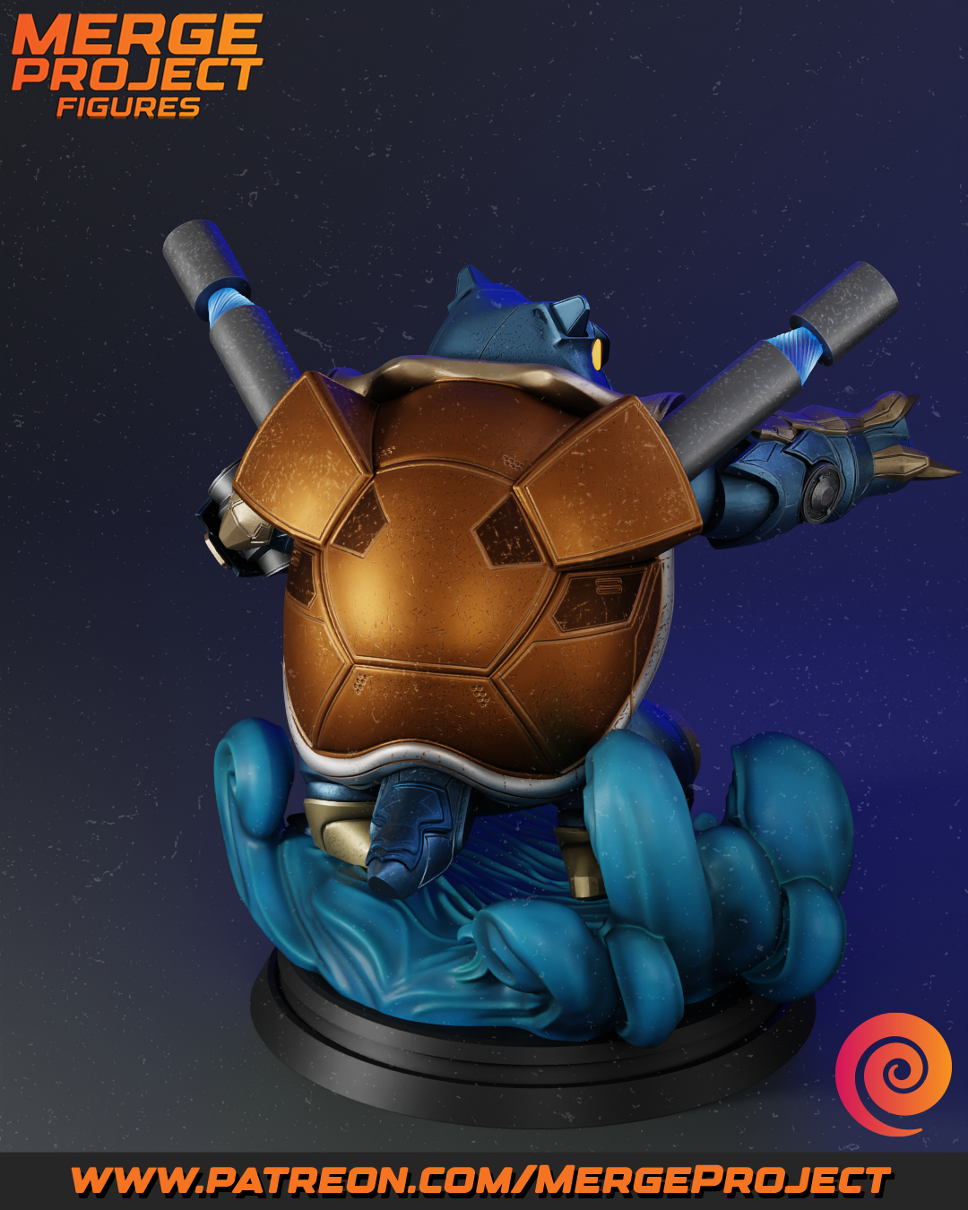 Mecha Blastoise | 3D models download | Creality Cloud