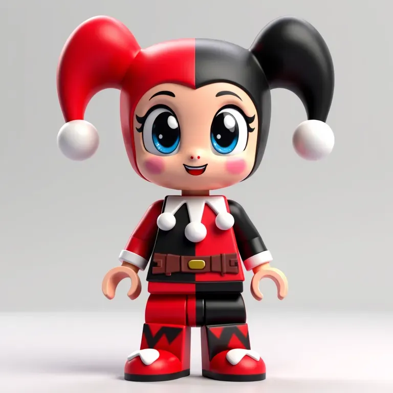 Harley quiin lego figurine
