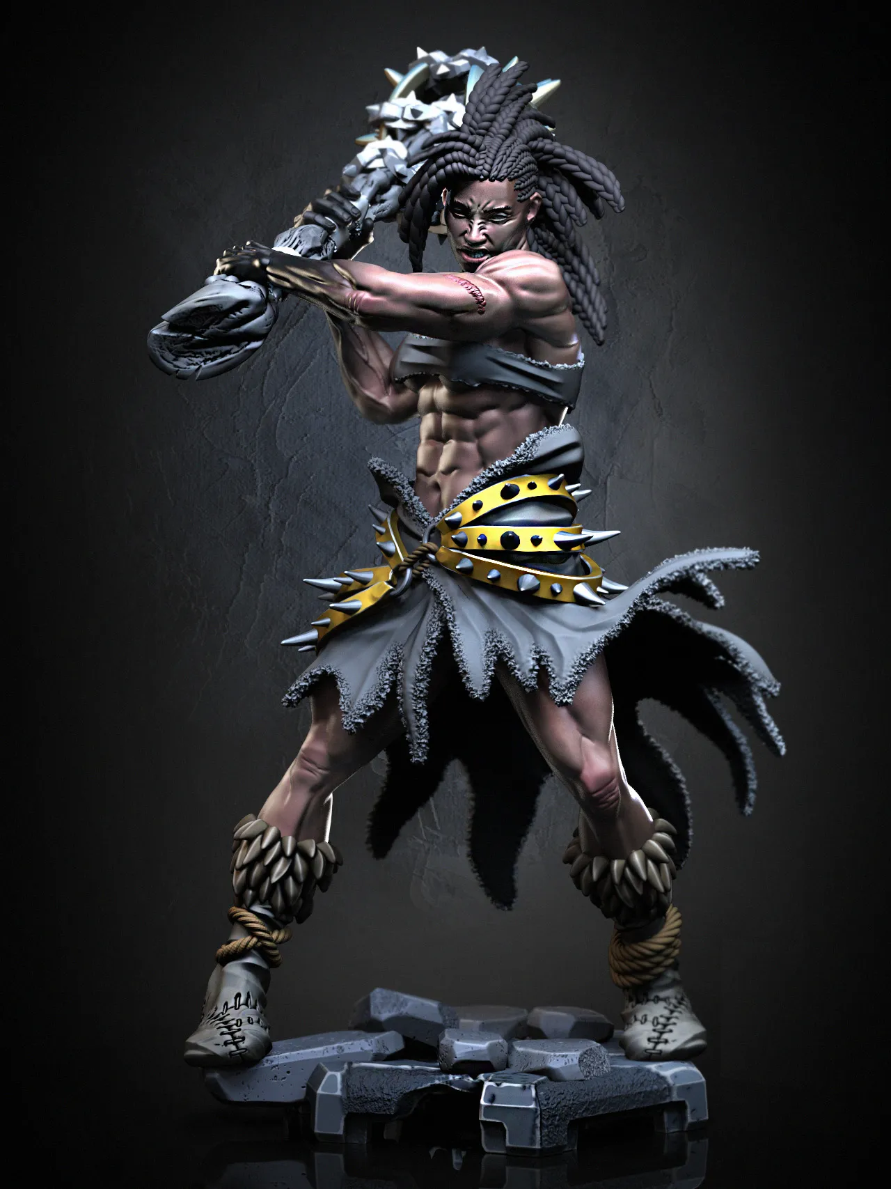 TINA THE AMAZON - FAMINE ARMOR SET