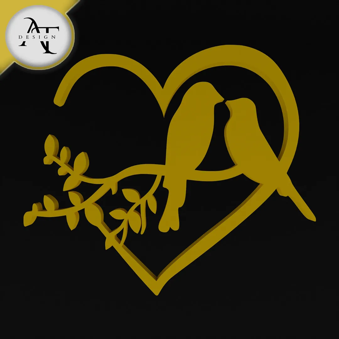 Birds - Silhouette - 2D Wall Art Decor