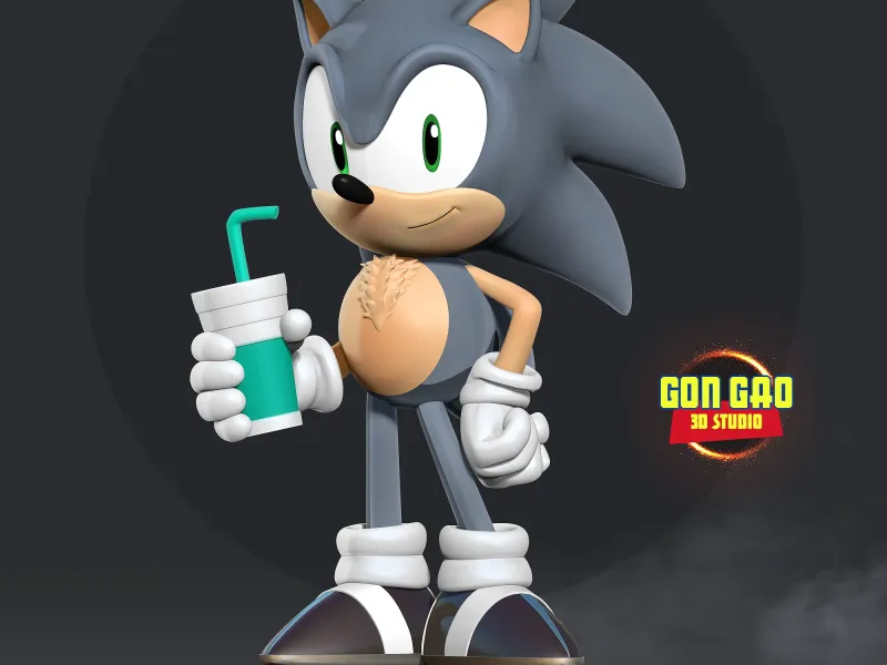 Little Silver Sonic Fanart