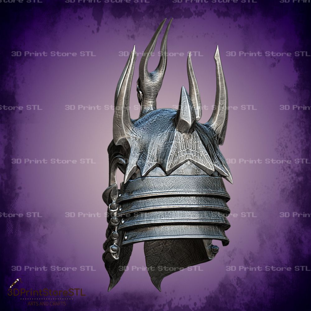 Lich King Helmet Cosplay World Of Warcraft - STL File | 3D models ...