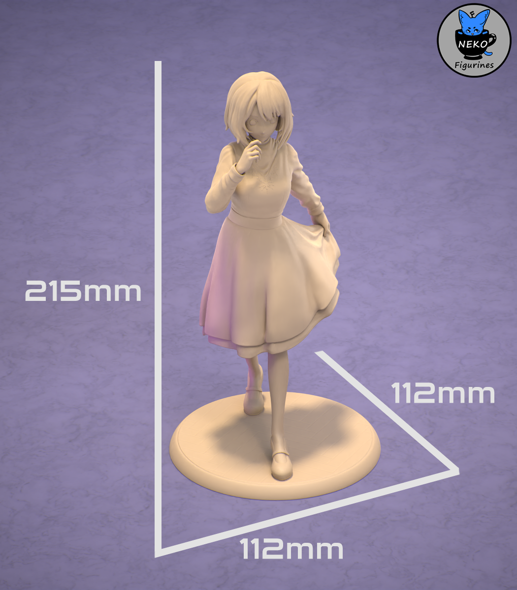 3D file Akane Kurokawa - Oshi No Ko Anime Figurine for 3D Printing 👧・3D  printing template to download・Cults