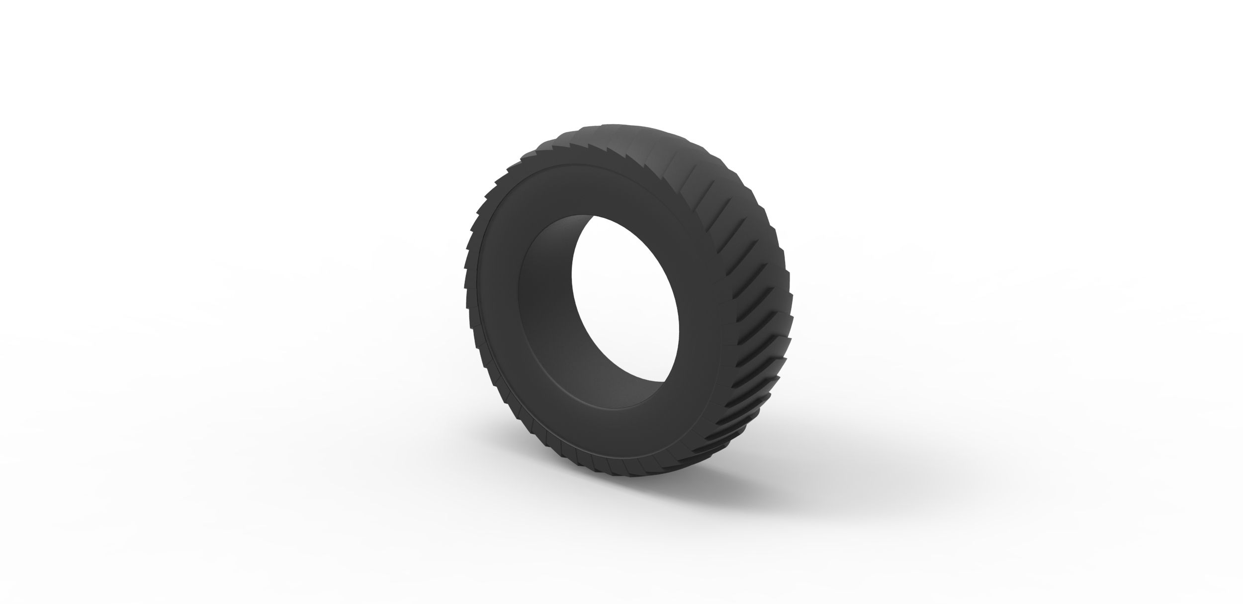 Pulling tractor rear tire 6 Scale 1:25 | 3D models download | Creality