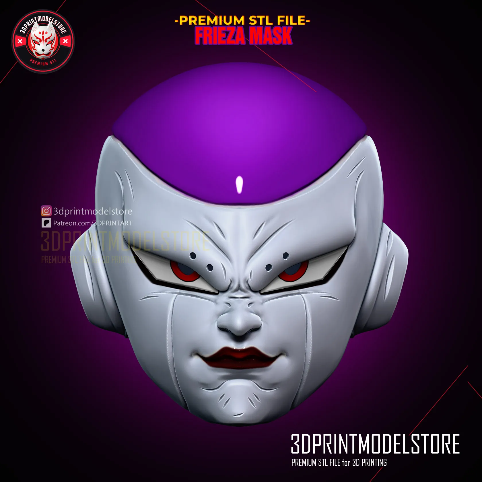 Frieza Dragon Ball Z Cosplay Mask - Anime Frieza Helmet