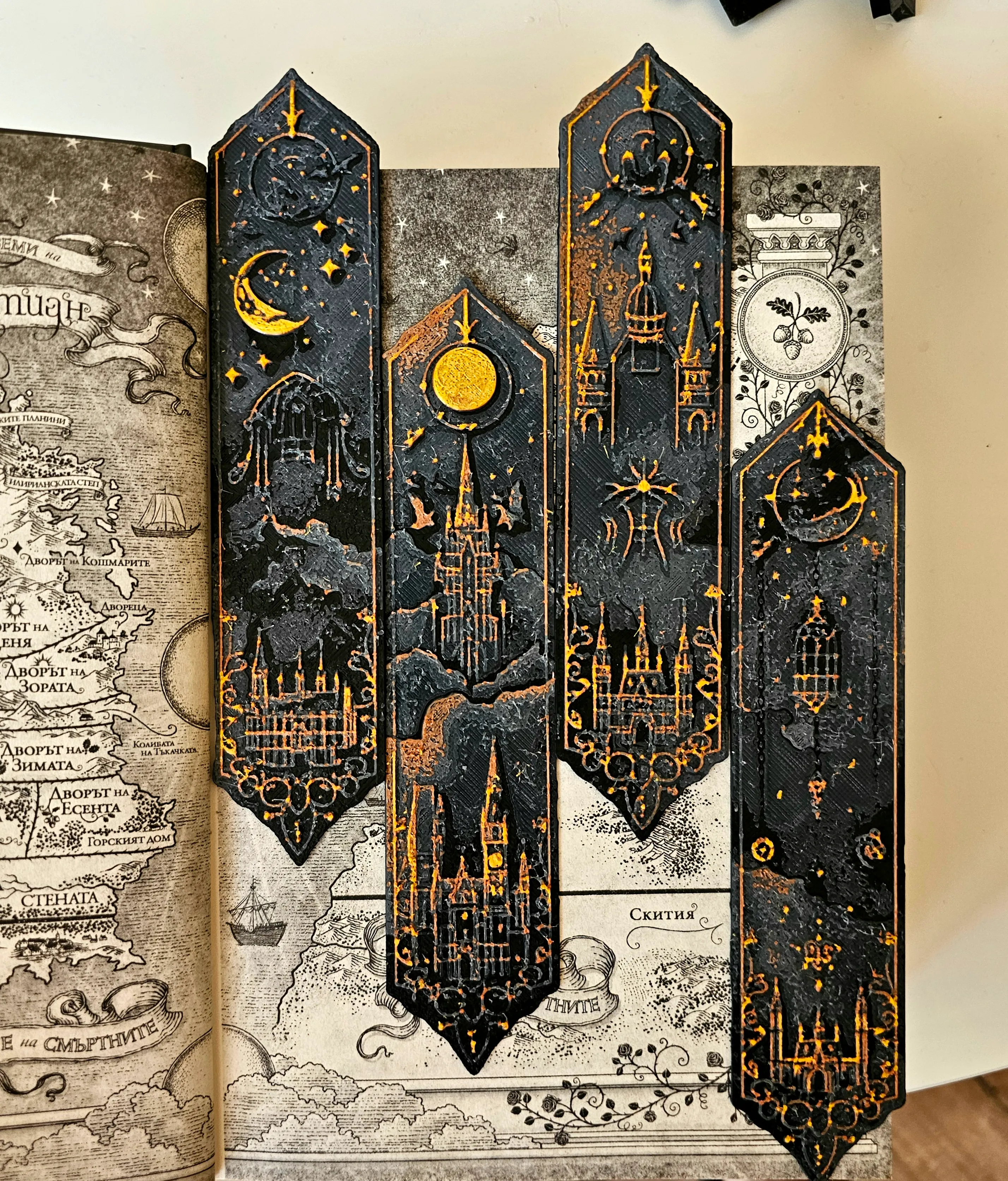 "Hogwarts"- Bookmarks Set inspired by Harry Potter