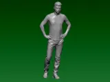 T-shirt model statue - statue - 3D print-2