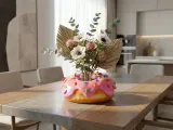 Keyring Floating Donut - Decorative - Ornament - Vase --2