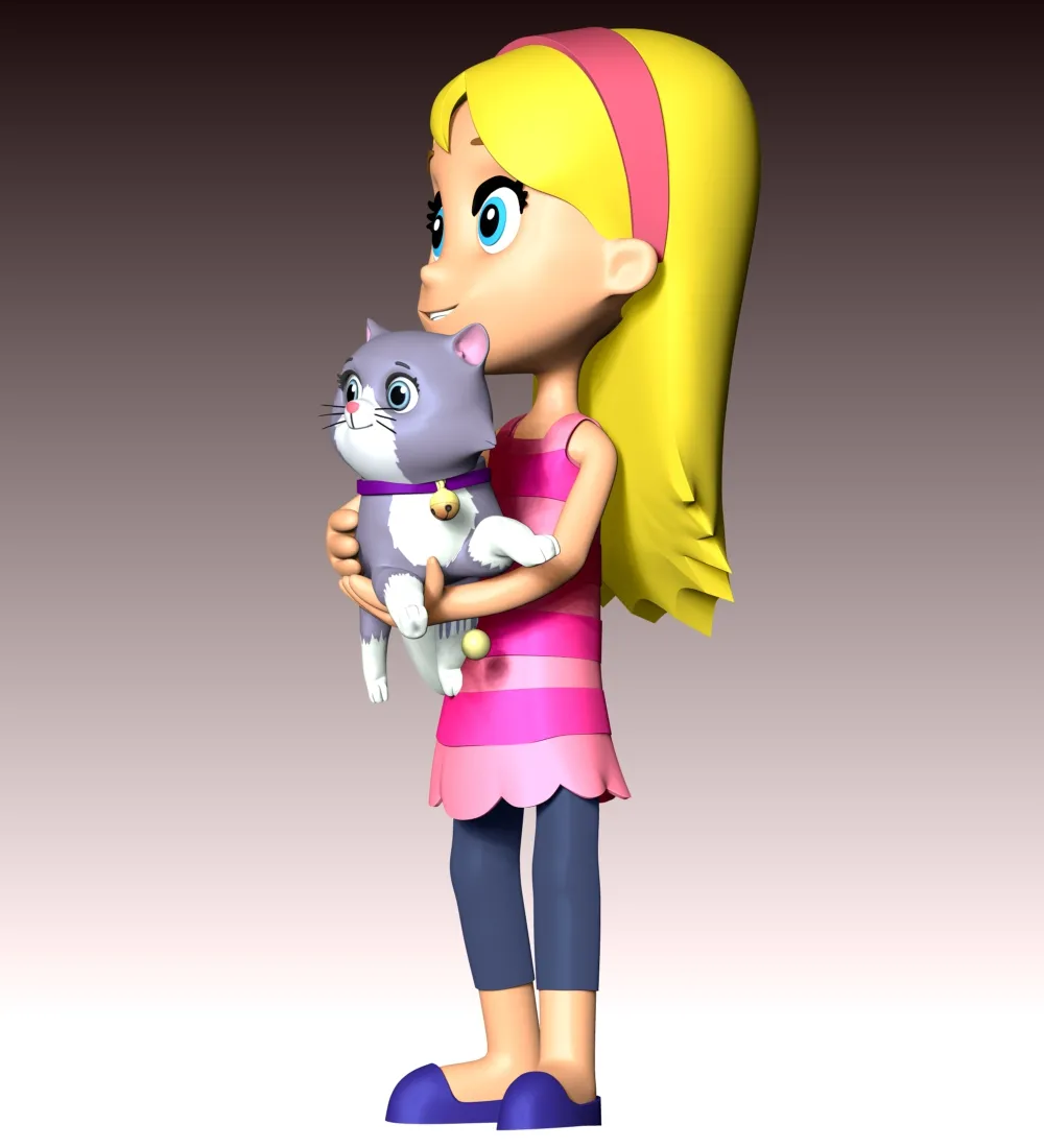 Katie And Cali Cat - PAW Patrol