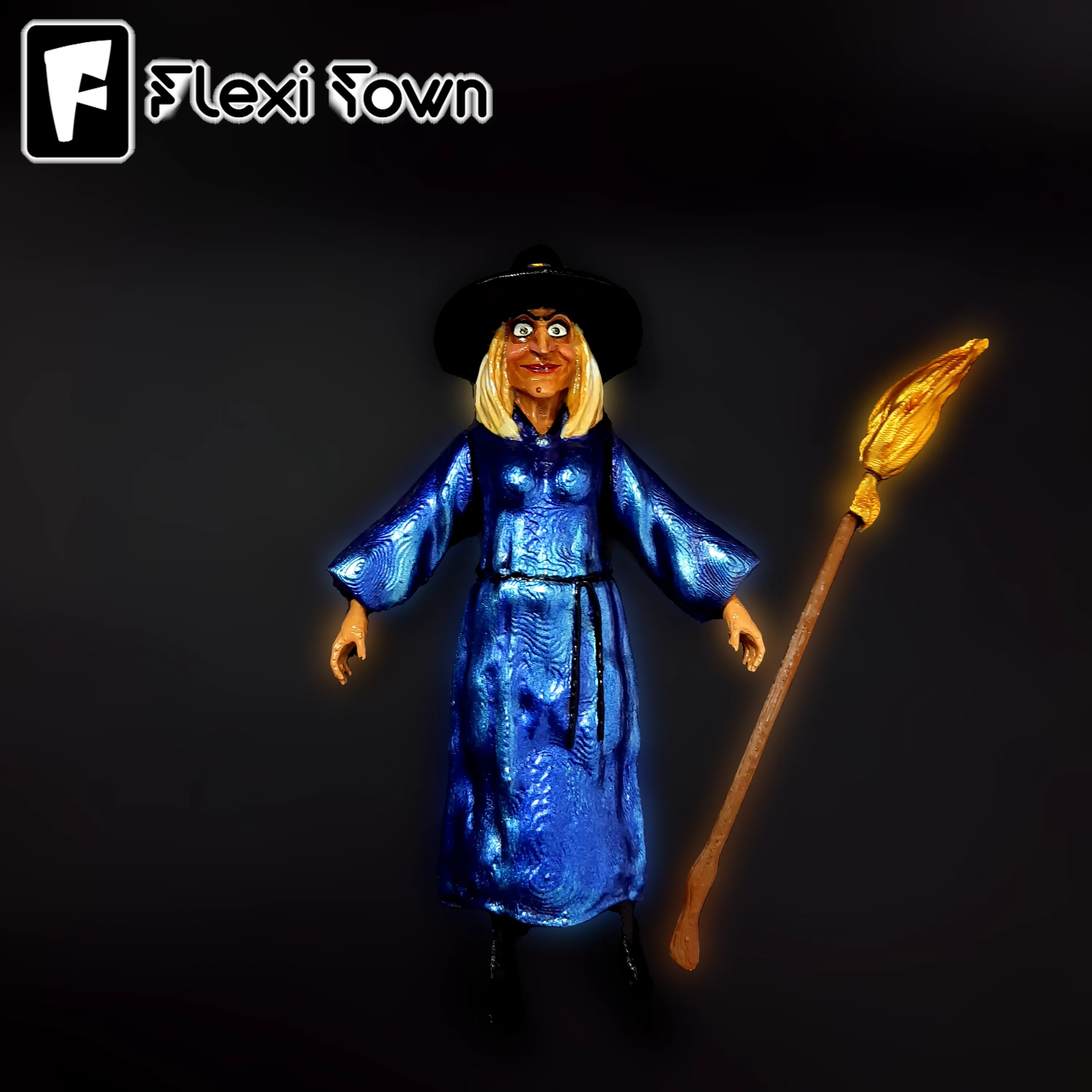 Flexi Print-in-Place Witch | 3D models download | Creality Cloud